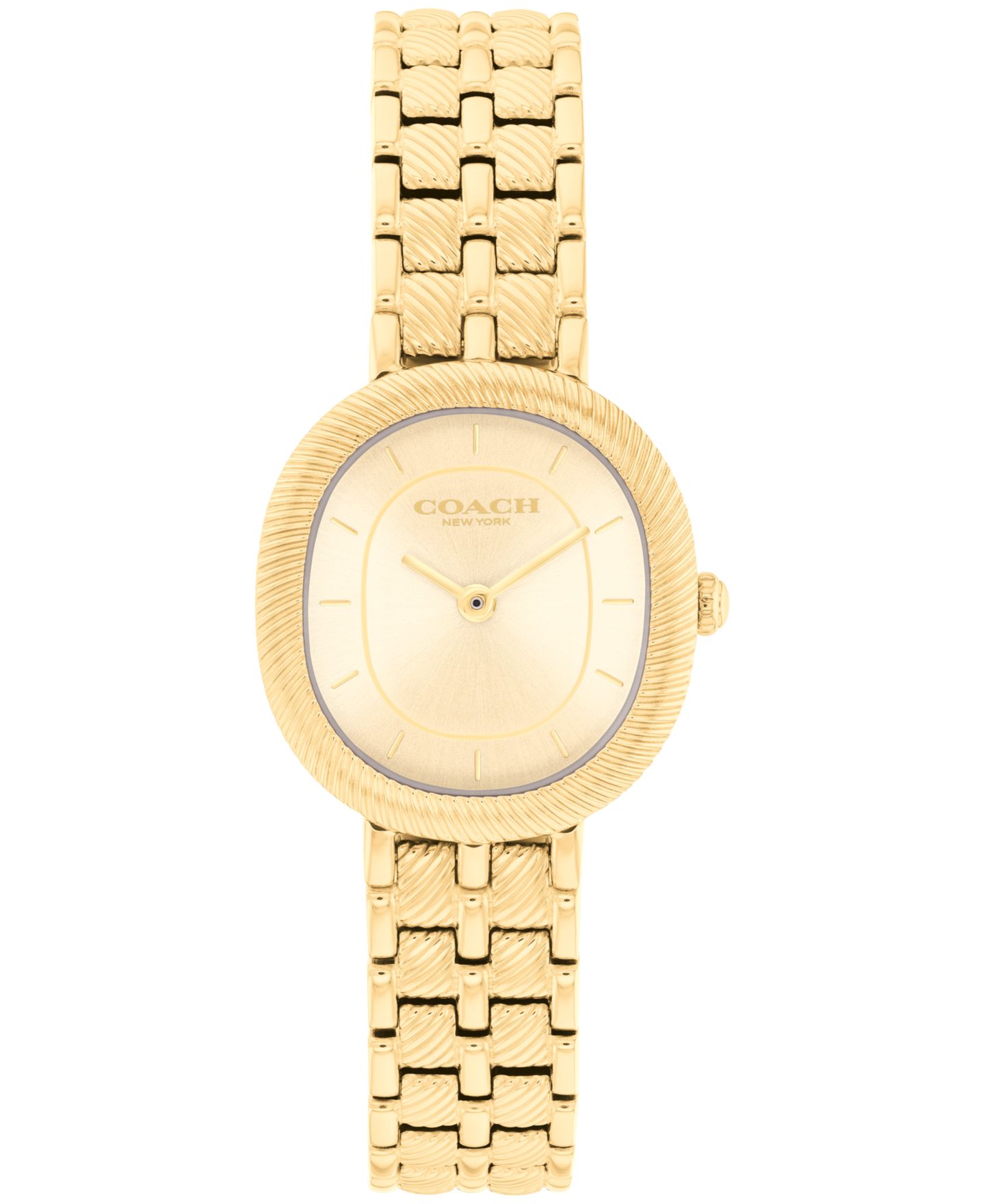 Женские часы COACH Harlow Gold Tone Stainless Steel Bracelet Watch, 23.8mm — фото 1
