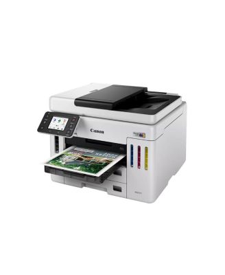 MAXIFY GX7120 Wireless MegaTank Duplex All-in-One Inkjet Color Printer, Fax, White