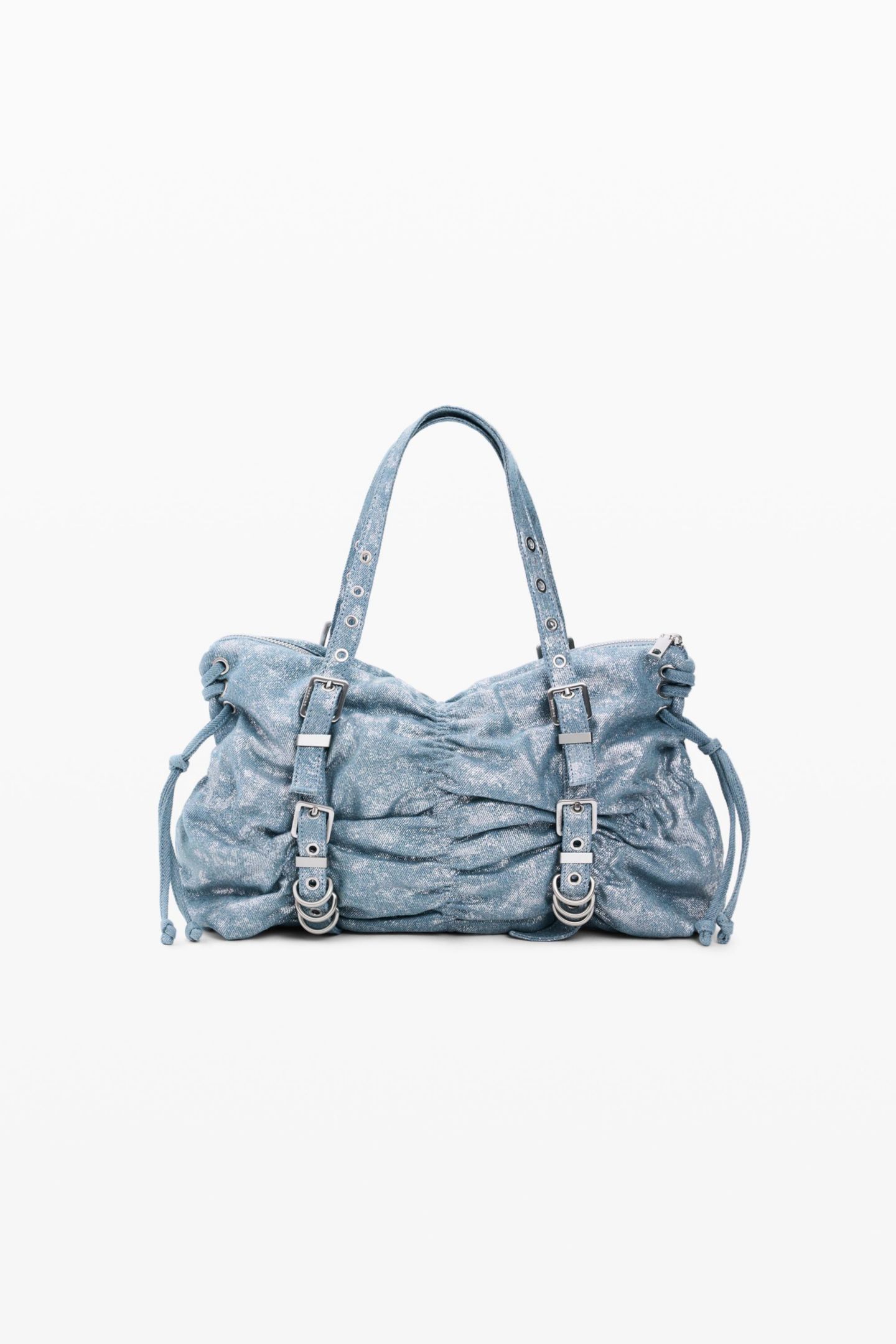 Женская сумка Desigual Ruched denim, цвет: Синий — фото 2