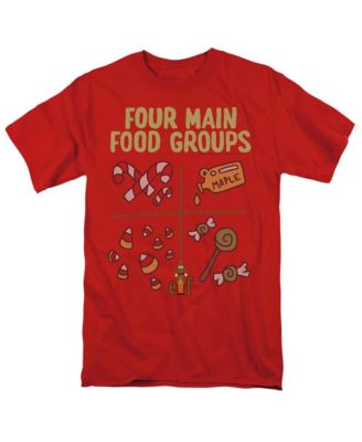 Men's Buddy Four Food Groups Graphic T-Shirt