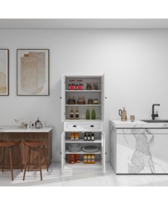 Four-Door, One-Drawer Cabinets, Metric Hinge Full Cover Door Panel