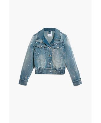 Women's Trucker jacket with embroidery