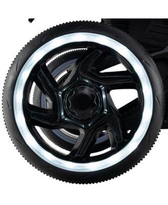 Kids Electric Ride On Motorcycle with LED Lights Music and Three Wheel Design