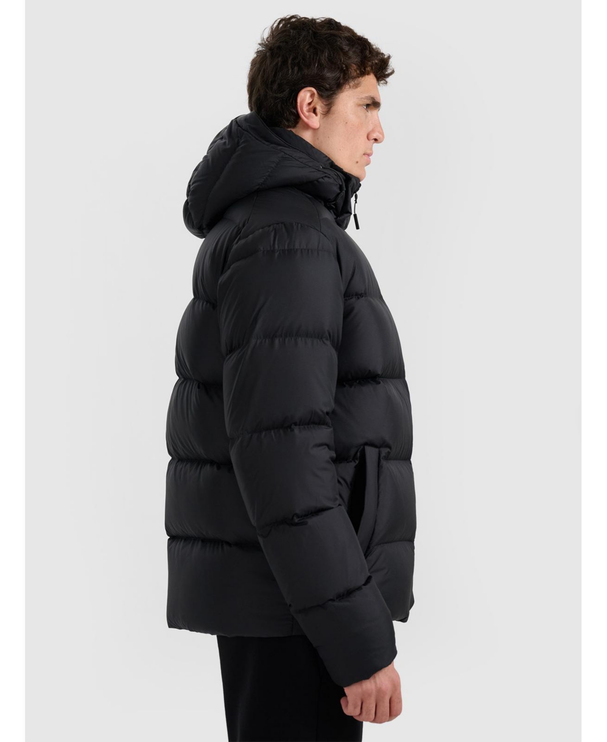 4F Men's down jacket with natural filling