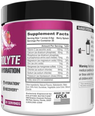 Ultimate Electrolytes Powder Hydration - with Key Electrolytes and Antioxidants - Gluten Free Keto Friendly Blend