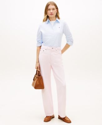 Women's Ankle Waide Leg Jeans