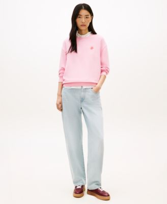 Women's Script Logo Crew Neck Sweatshirt