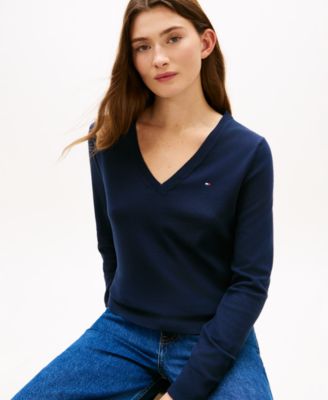 Women's V-Neck Knit Sweater