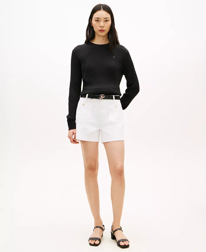 Women's Twill Patch Pocket Shorts - thumbnail 2