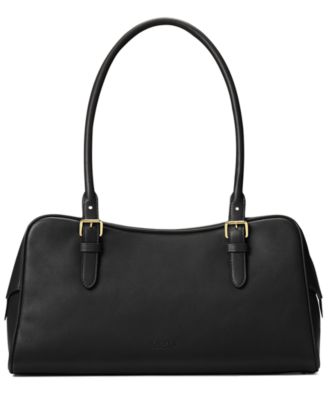 Leather Large Marcy Zip Slim Shoulder Bag
