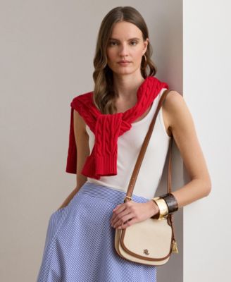 Canvas Medium Marcy Crossbody Bag