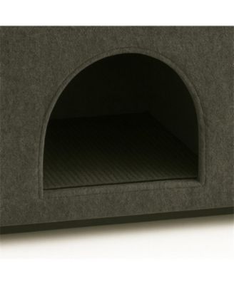 Cat & Dog Hideaway with Scratch-Resistant Fabric,Side Pocket