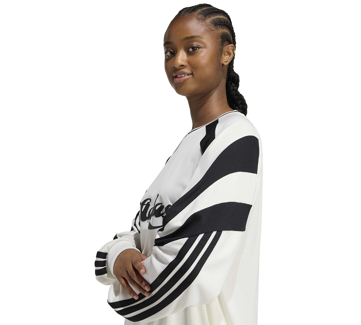 adidas Women's House of Tiro Long-Sleeve Jersey Top