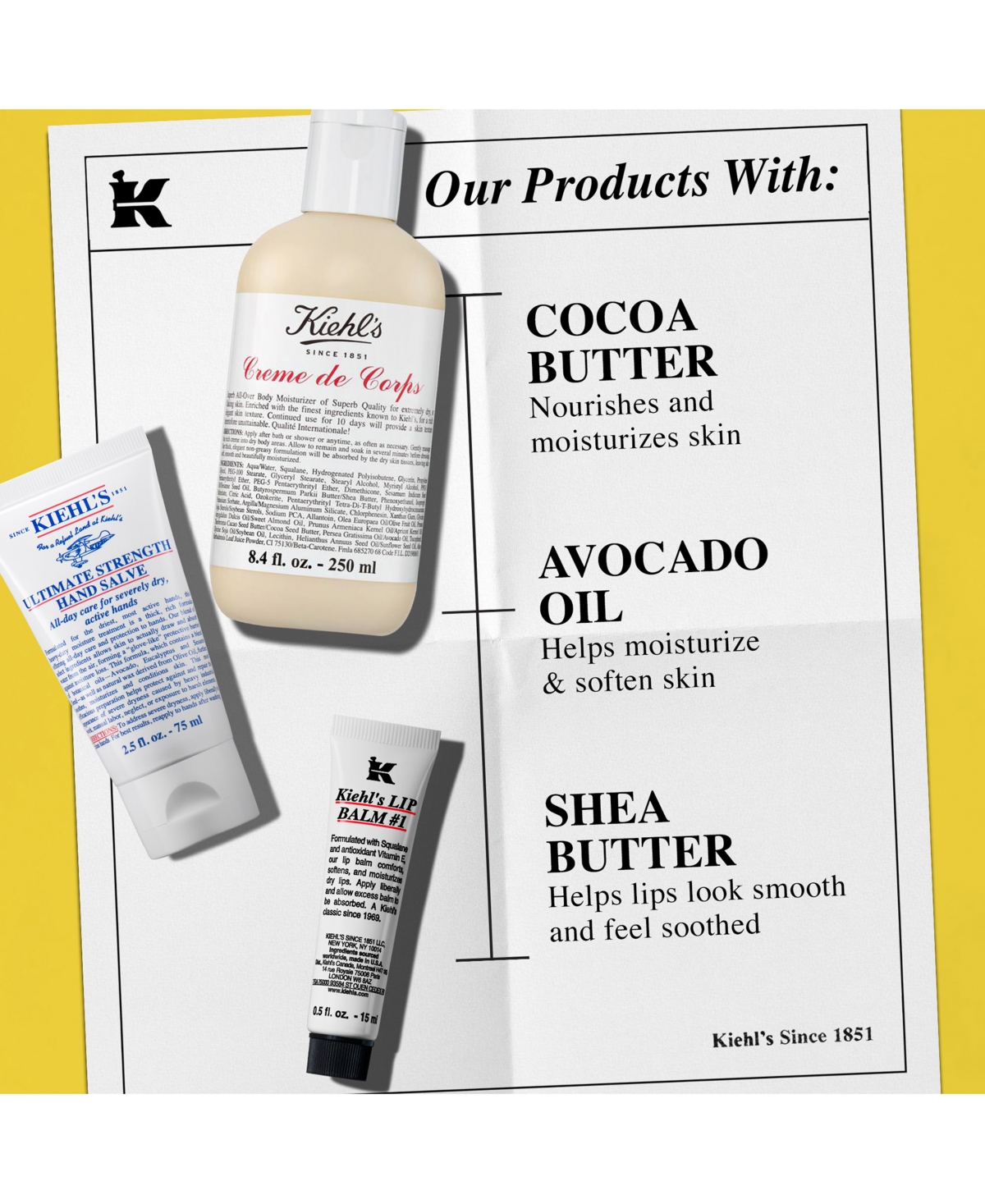 Kiehl's Since 1851 3-Pc. Complete Body Care Moisturizer and Lip Balm Set