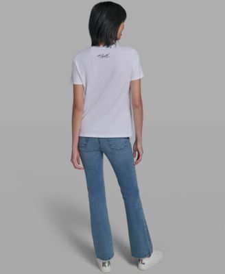 Women's Crew Neck Multi Jeweled Sunglass T-Shirt