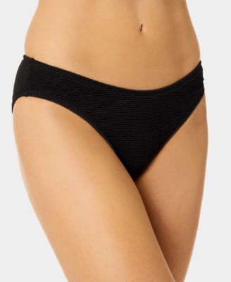 Women's Solid Low-Rise Swim Bottoms