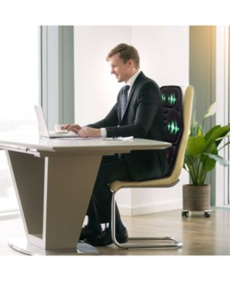 Full-Body Relief & Skin Therapy System – Heated Chair Massager, Red Light Mask & Sculpting Wand