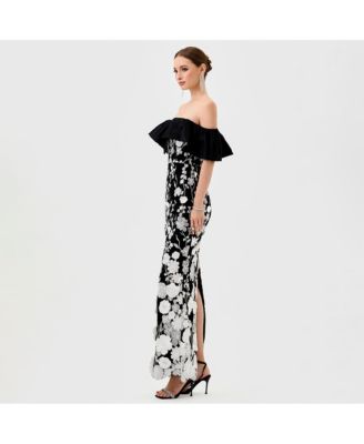 Women's Halo Off Shoulder Maxi