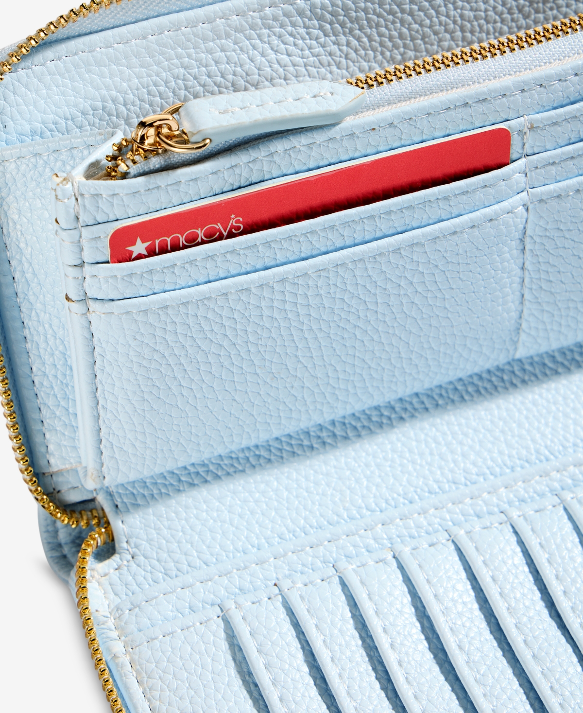 On 34th Angii Solid Zip-Around Wallet