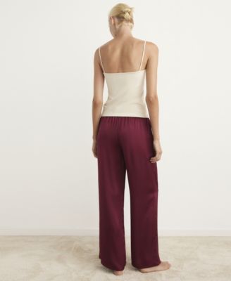 Women's Satin Long Pants