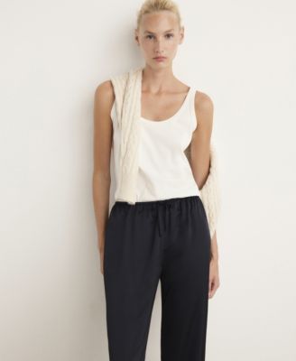 Women's Satin Long Pants