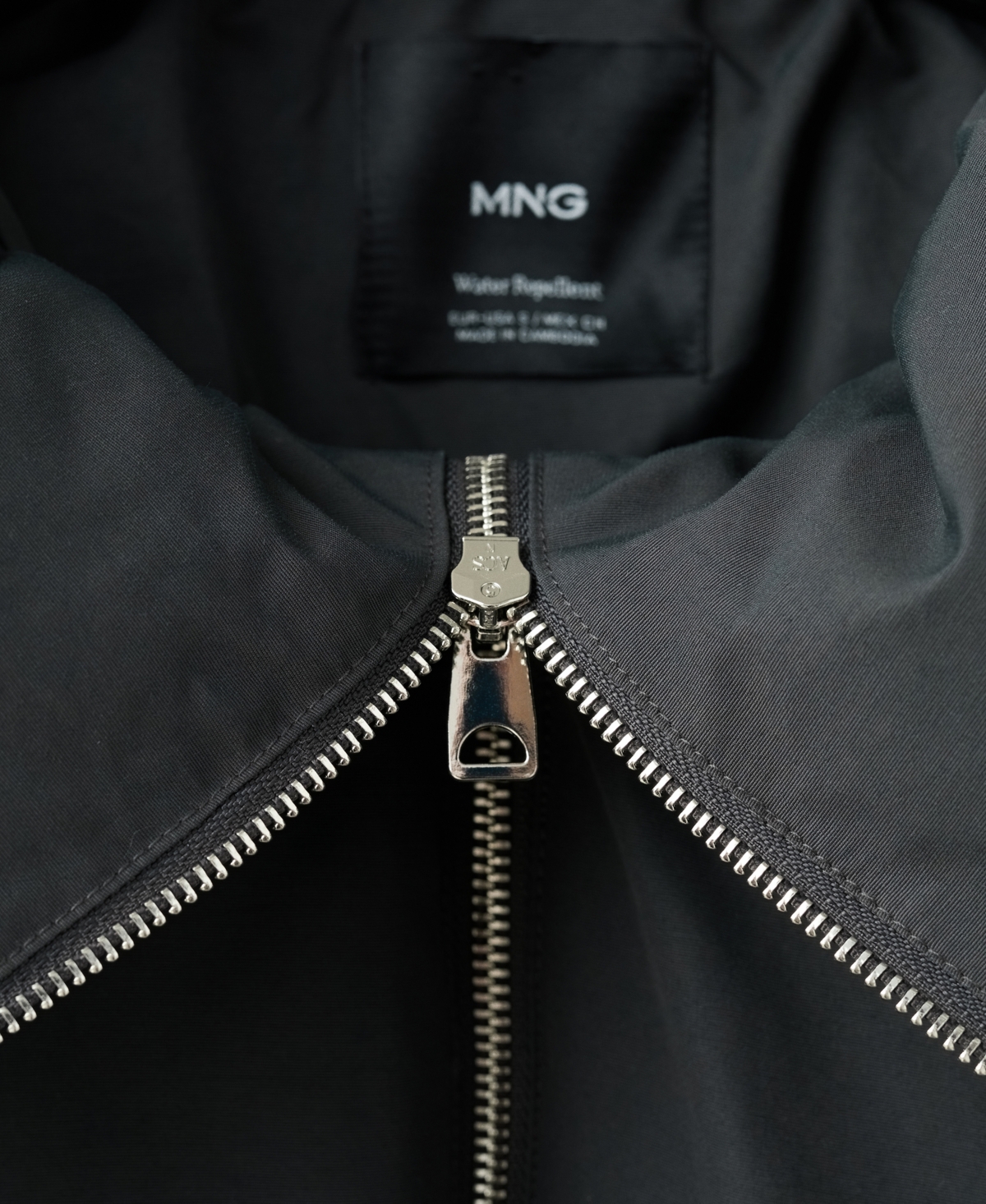 Mango Women's Funnel-Neck Bomber Jacket