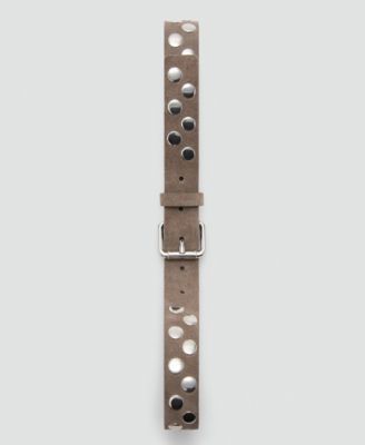 Women's Studded Suede Belt