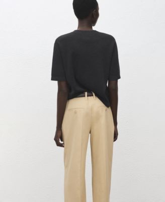 Women's Short-Sleeved Wool Sweater