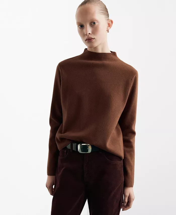 Women's Perkins Neck Knitted Sweater - thumbnail 7