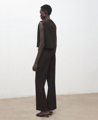 Women's Low-Rise Flared Pants