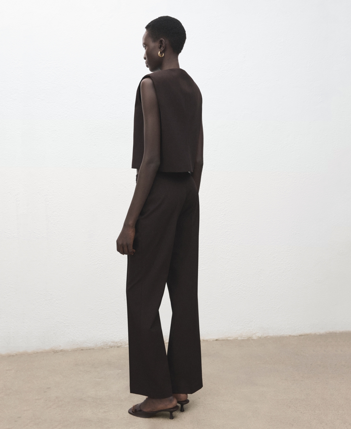 Mango Women's Low-Rise Flared Pants