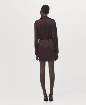 Women's Foulard Satin Dress