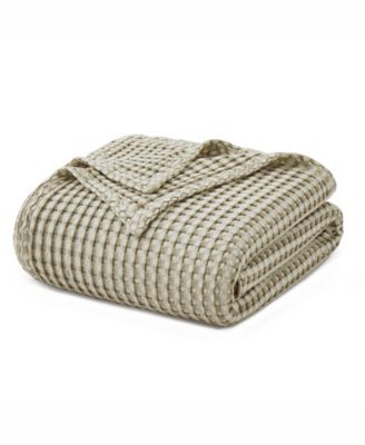 Waffle Weave Soft Cotton Blanket, King