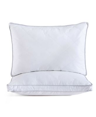Down-Around Design Cotton Gusseted 2-Pack Pillows, Queen