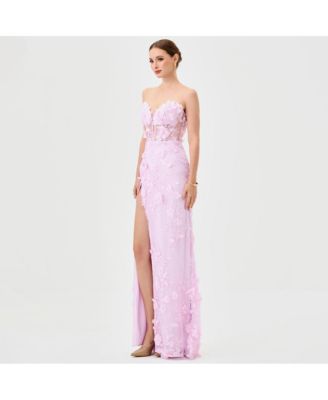 Women's Teri 3D Floral Gown