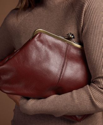 Medium Sofia Kisslock Leather Bag