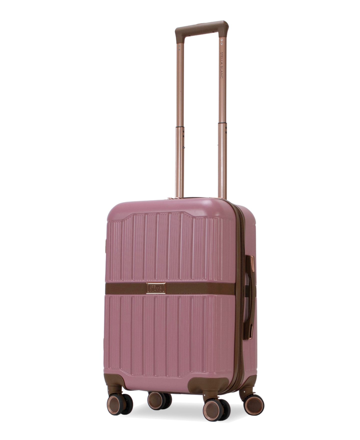Чемоданы STELLA BLANC Dakota 2-Pc. Hardside Luggage Set, цвет: Пыльный розовый — фото 5