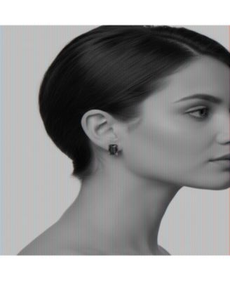 Kelly Green CZ Solitaire Stud Earring