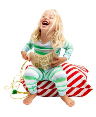 Kids Cotton Jersey Two Piece Long Sleeve Pajama Set