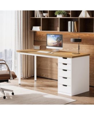 Modern Computer Desk, Simple Style, 47 Inches PC Desk
