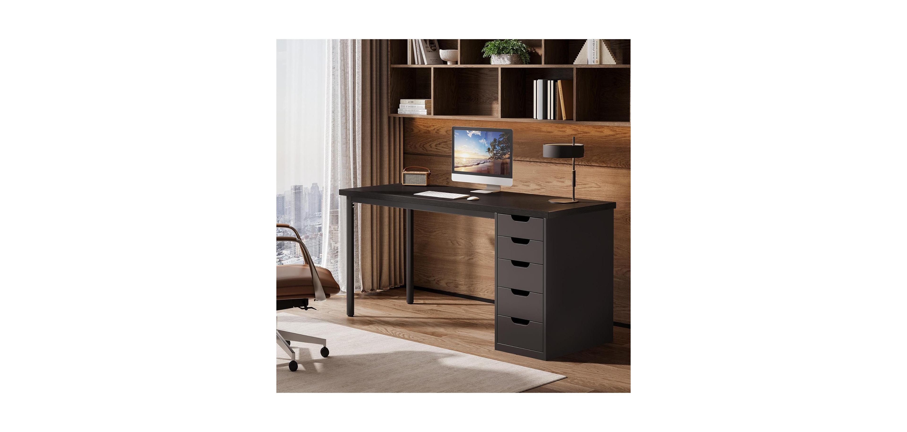 Tribesigns Modern Computer Desk, Simple Style, 47 Inches Pc Desk