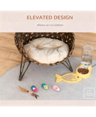 Cat House Condo with Cushion in Brown