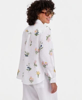 Petite Floral Print Shirt