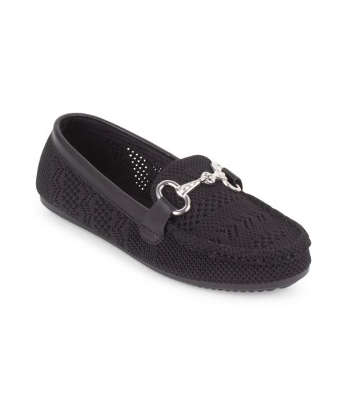 Женские туфли Gloria Vanderbilt Tristan Knit Slip-On, цвет: Чёрный