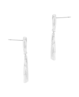 Circle Drop Post Earrings