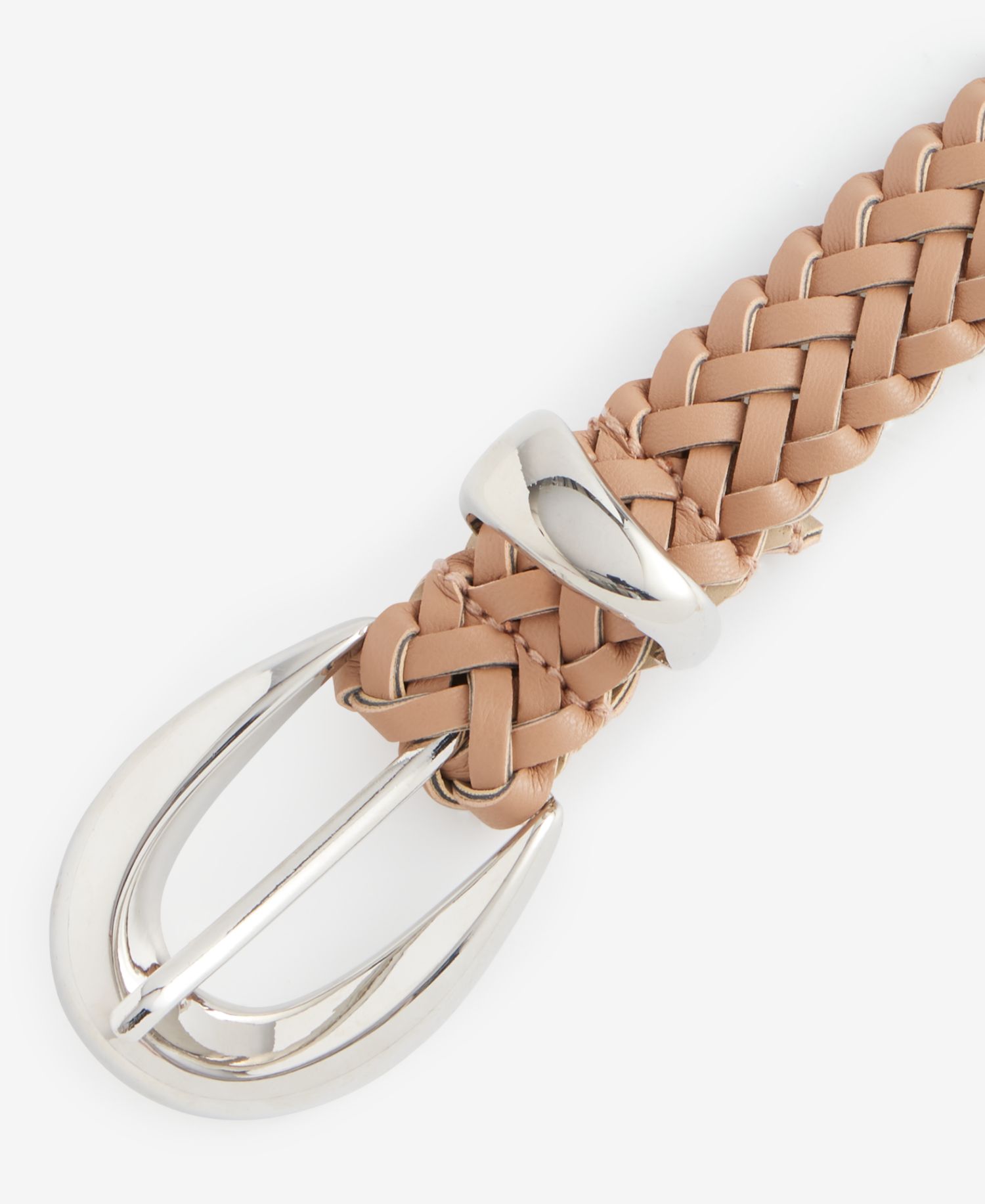 Sculpted Hardware Braided Belt