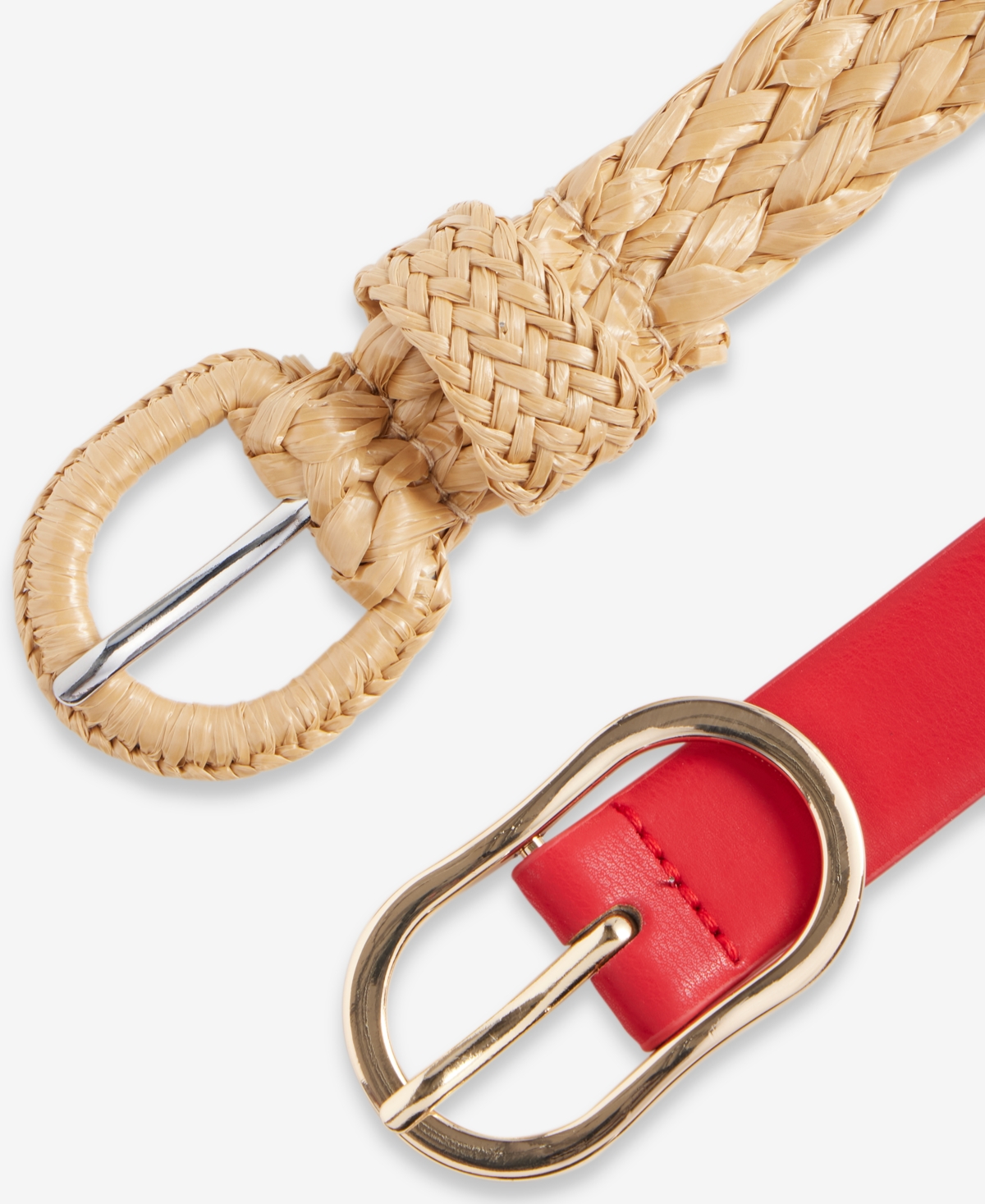 On 34th 2-Pc. Seasonal Braid and Pant Belt Set, Macy's Exclusive