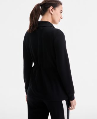 Women's Butter Soft Tie Waist Full Zip Jacket