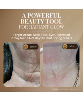 Neck & Face LED Beauty Massager + 24k Night  Cream