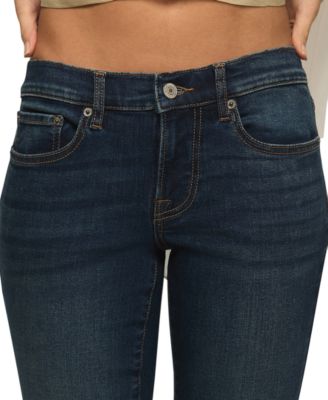 Women's Mid Rise Sweet Crop Jeans